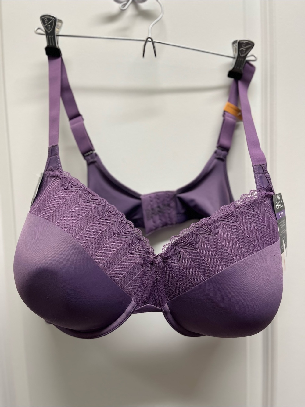 Bali Lift Underwire Full Coverage Bra DF0082  Size 42DD Lilac